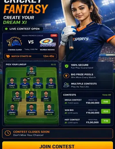 Bons (bons bet) fantasy cricket & matchday visual 3